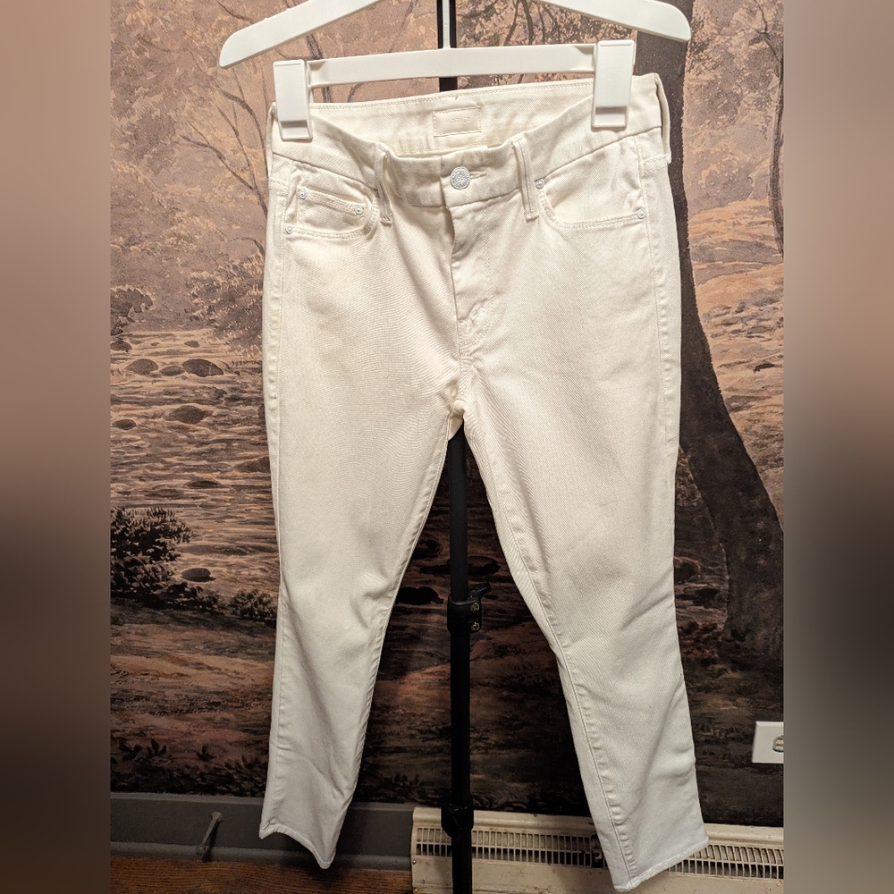 MOTHER white skinny jeans